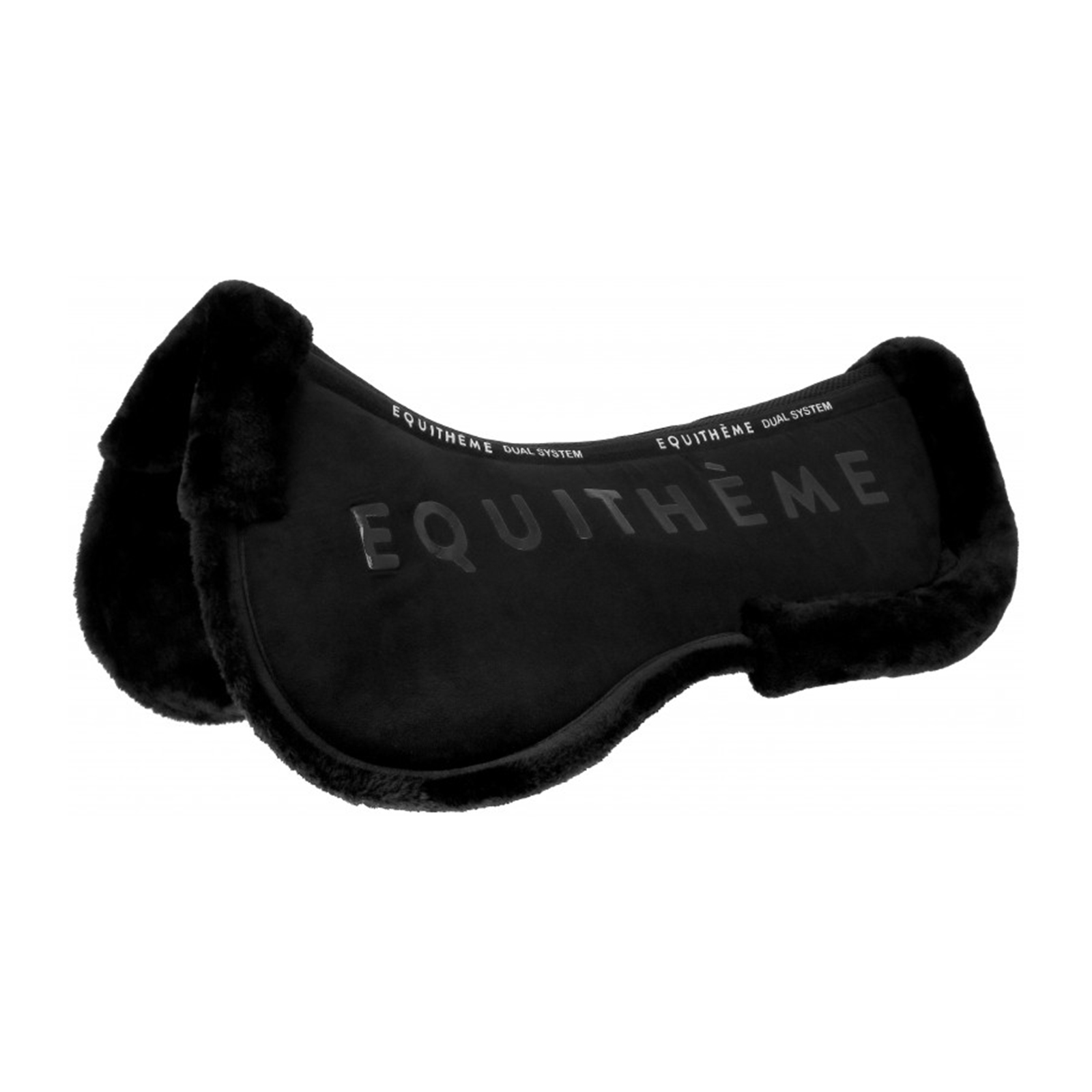 Paminkštinimas balnui EQUITHÈME DUAL SYSTEM (juodas)