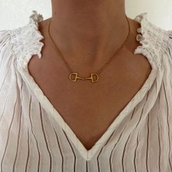 Paauksuotas kaklo papuošalas raiteliams EQUESTRIAN OLY - Image 3